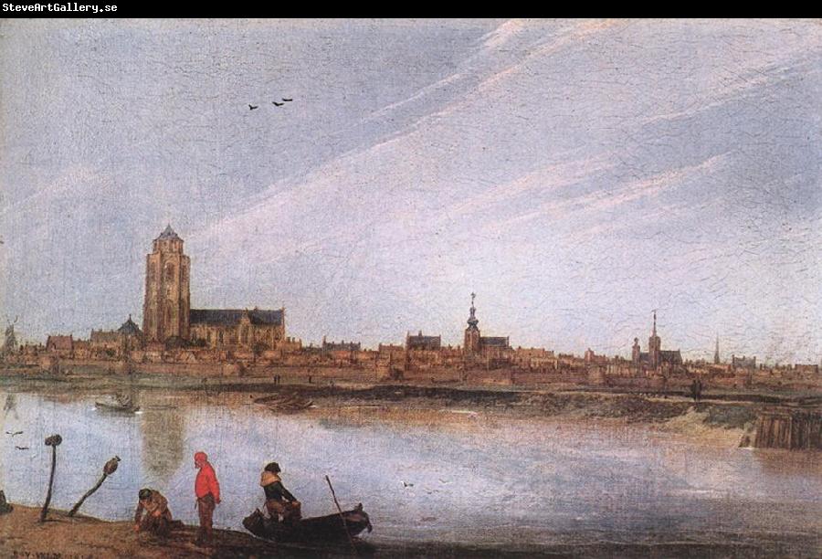 VELDE, Esaias van de View of Zierikzee wt